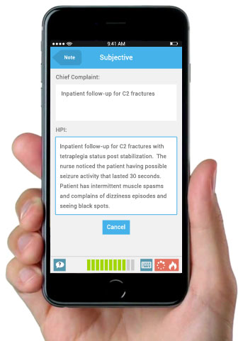Clinical Documentation for iPhone